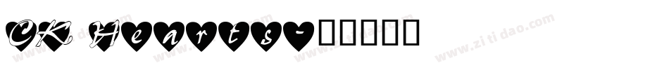 CK Hearts字体转换